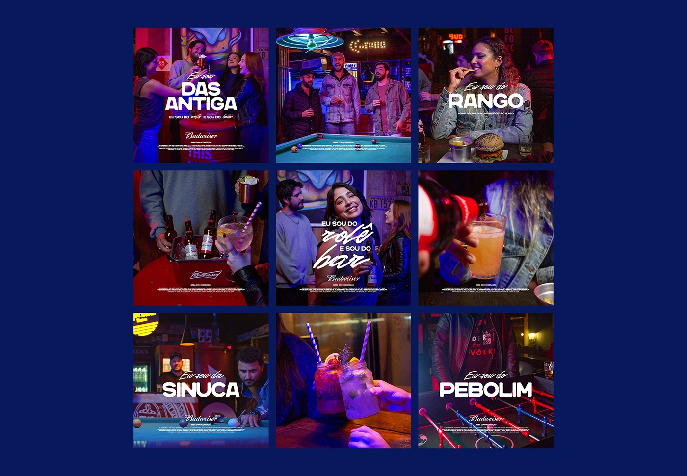Feed de Instagram da Campanha “Eu sou Das Antiga”
