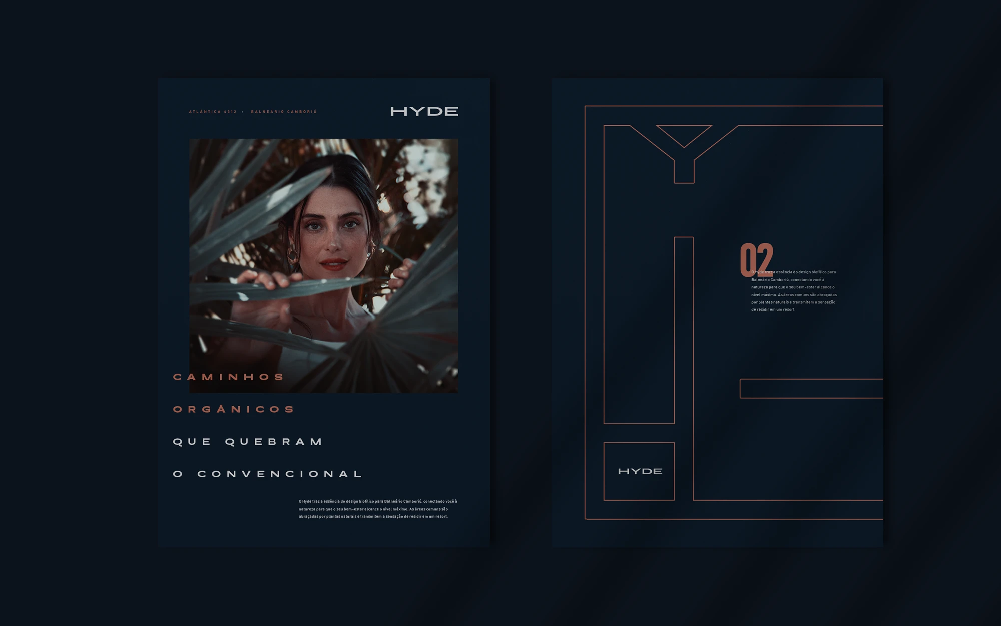 Mockup Material de Apresentação do Empreendimento Hyde