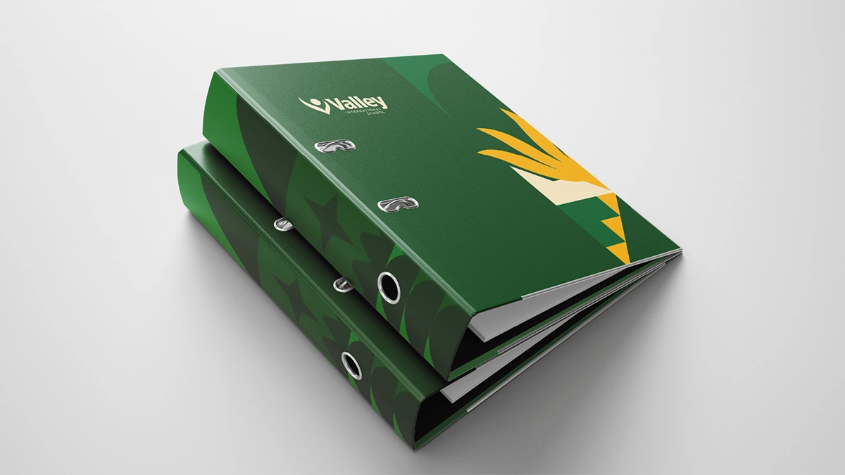 Materiais Escolares com Nova Marca da Valley International School