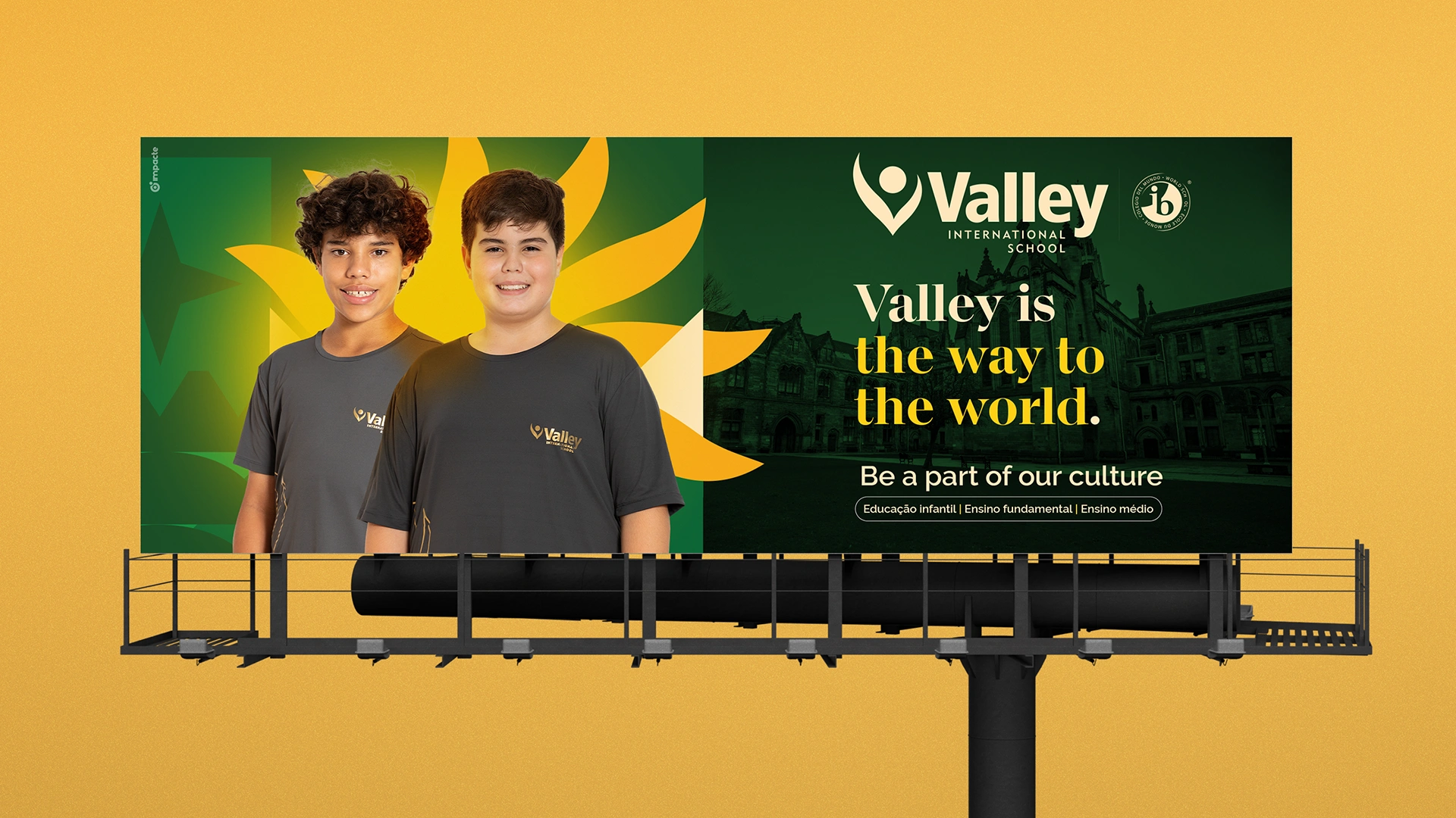 Outdoor Promocional: Valley International School - "The Way to the World"